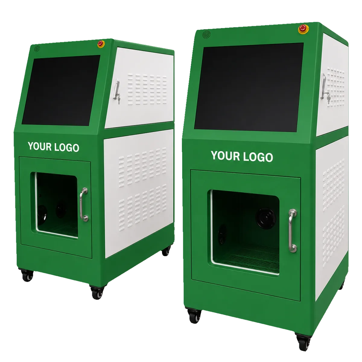 OEM private label dog wash station in a custom cabinet colour with your logo