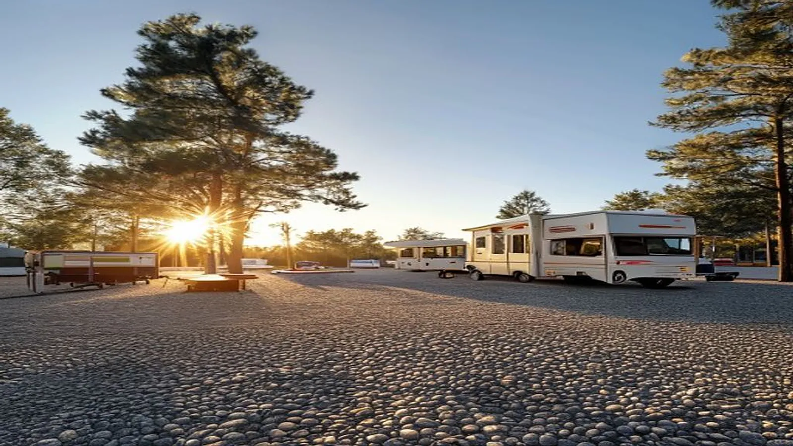 Station de lavage canin installée sur un camping avec emplacements pour camping-cars